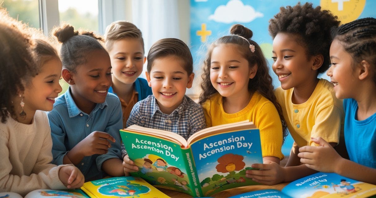 Børnebøger der fejrer himmelfartsdag gennem tidernes fortællinger